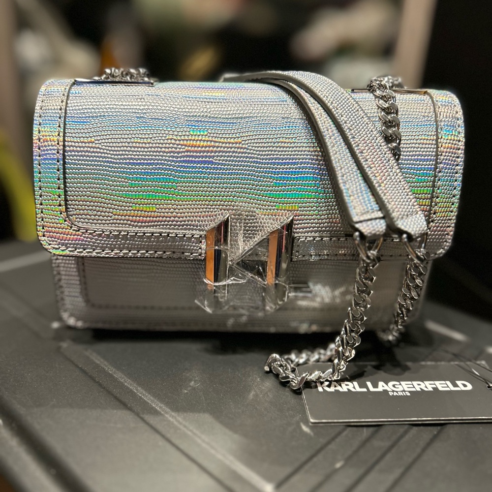Karl Lagerfeld Paris Corinne Textured Shoulder Bag